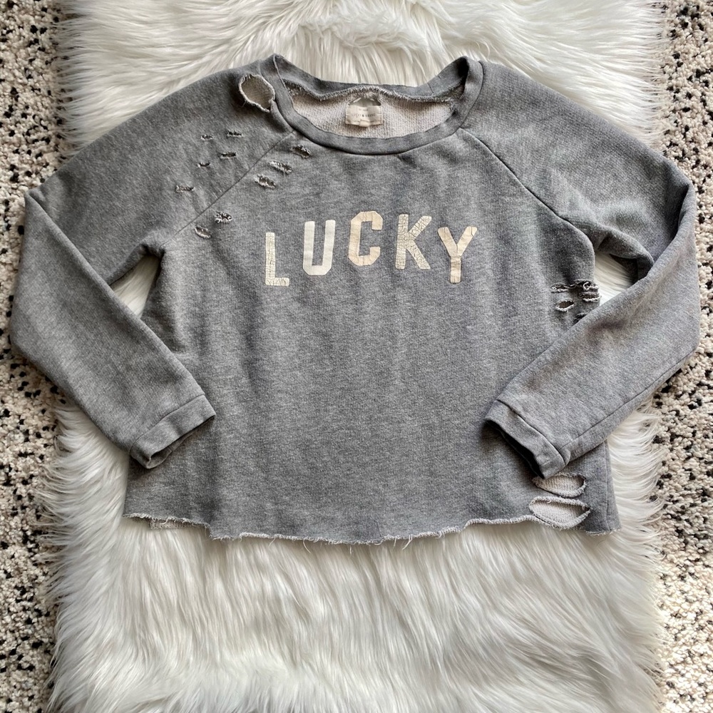 Lucky Brand Crop Top sweater